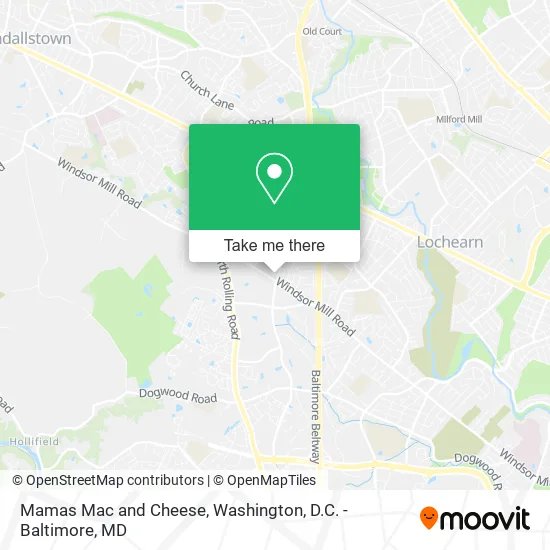 Mamas Mac and Cheese map