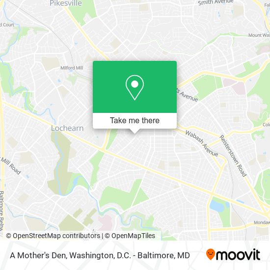 A Mother's Den map