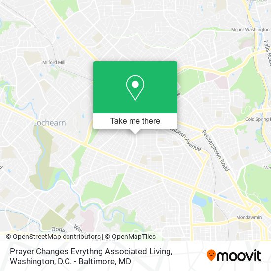 Mapa de Prayer Changes Evrythng Associated Living