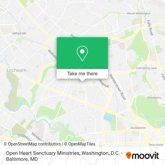 Open Heart Sanctuary Ministries map