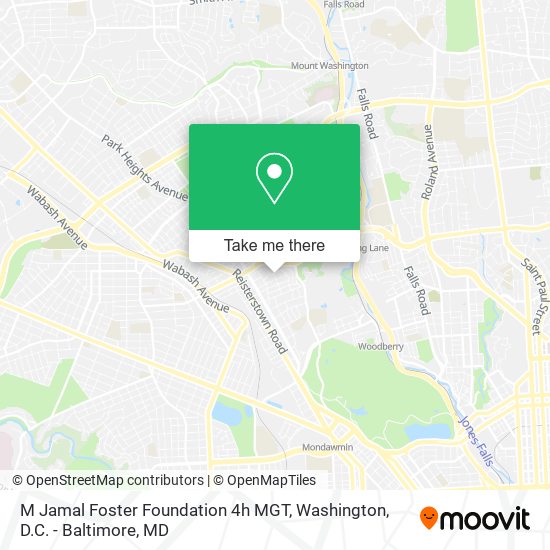 M Jamal Foster Foundation 4h MGT map