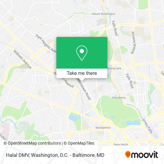 Mapa de Halal DMV