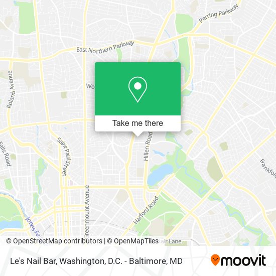 Le's Nail Bar map