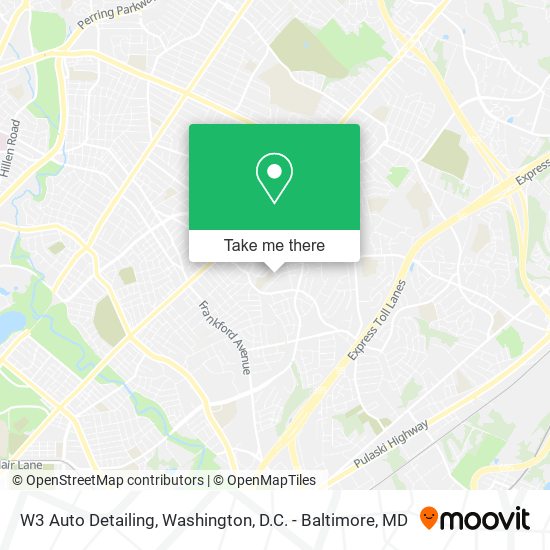 W3 Auto Detailing map