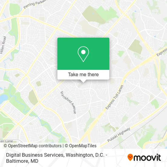 Digital Business Services map