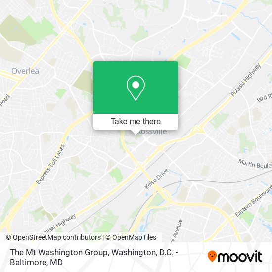 The Mt Washington Group map