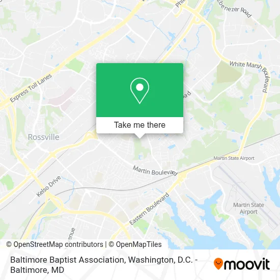Baltimore Baptist Association map