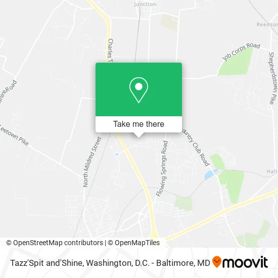 Tazz'Spit and'Shine map