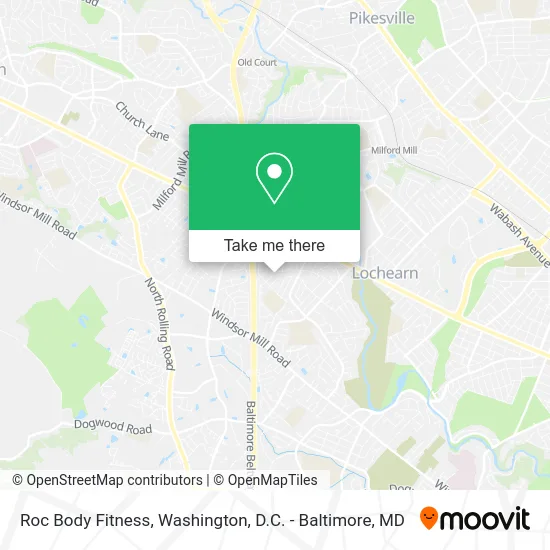 Roc Body Fitness map