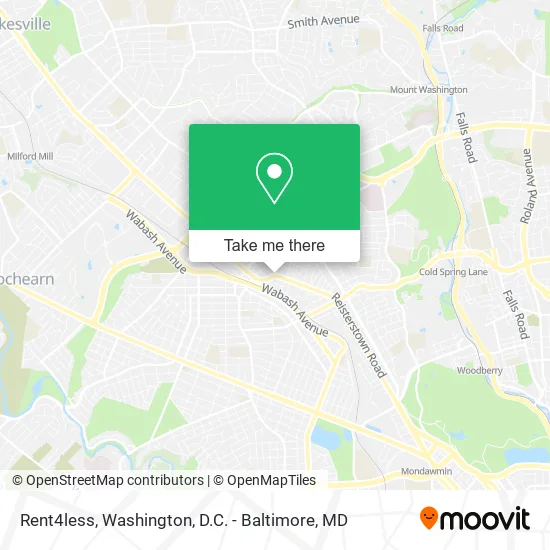 Rent4less map