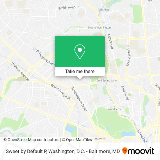 Sweet by Default P map