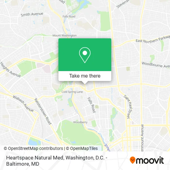 Heartspace Natural Med map