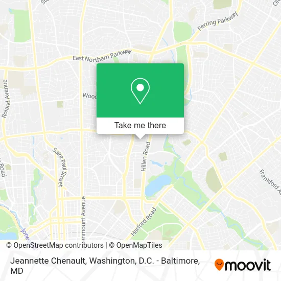 Jeannette Chenault map