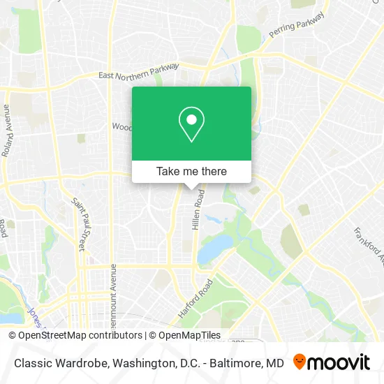 Classic Wardrobe map