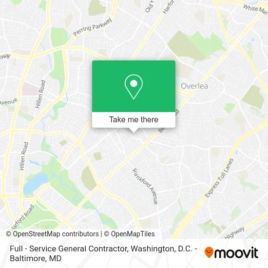 Full - Service General Contractor map