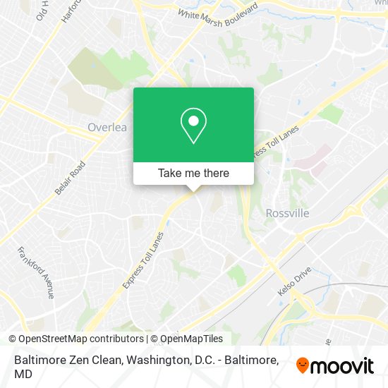 Mapa de Baltimore Zen Clean