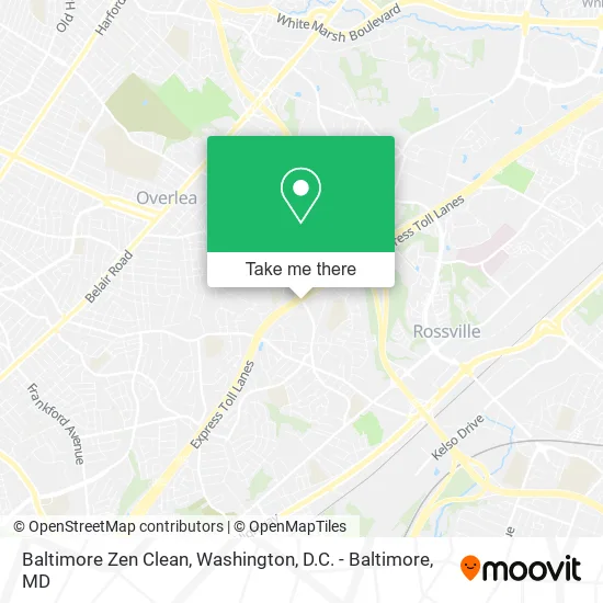 Baltimore Zen Clean map