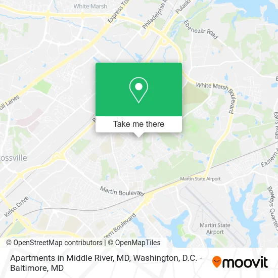 Apartments in Middle River, MD map