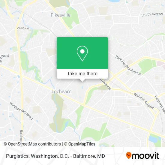 Purgistics map