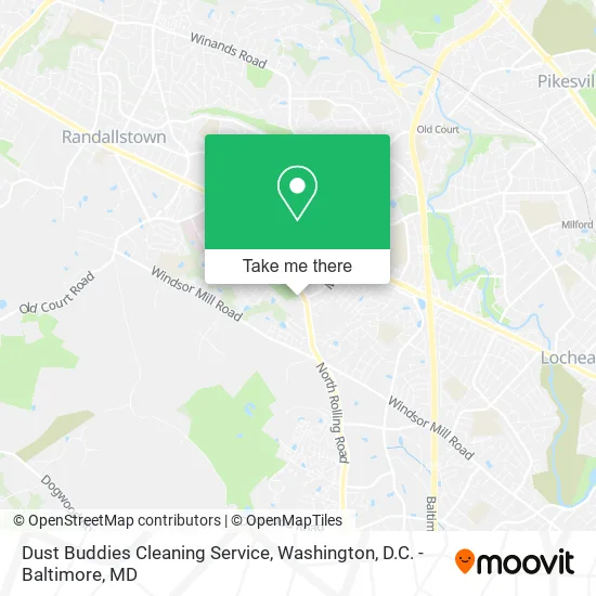 Dust Buddies Cleaning Service map