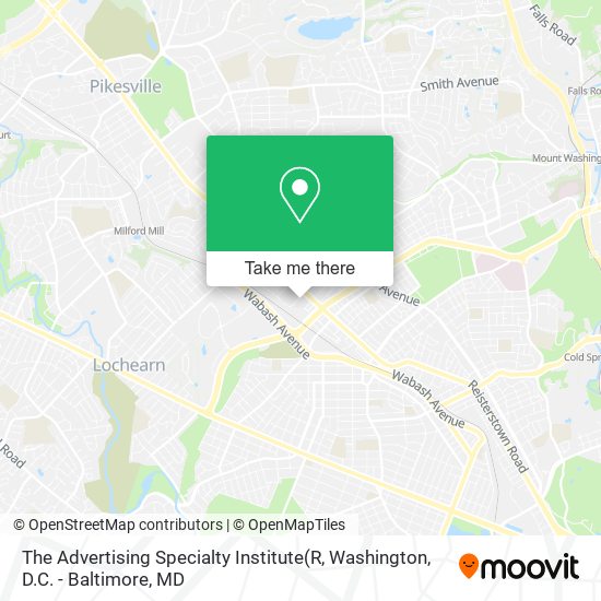 Mapa de The Advertising Specialty Institute