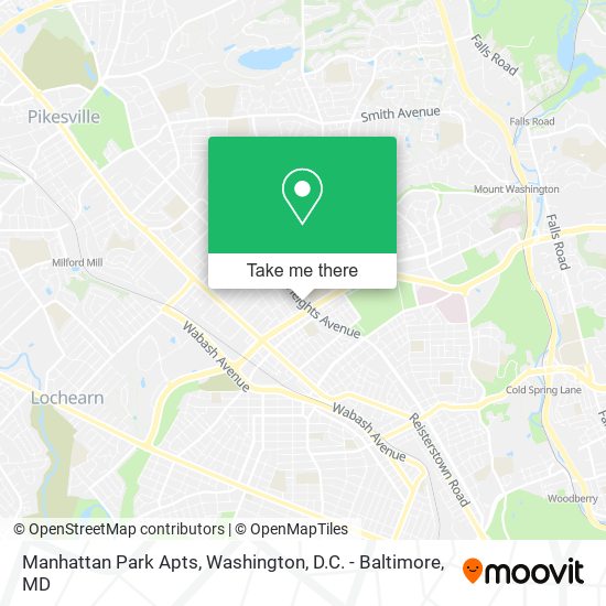 Mapa de Manhattan Park Apts