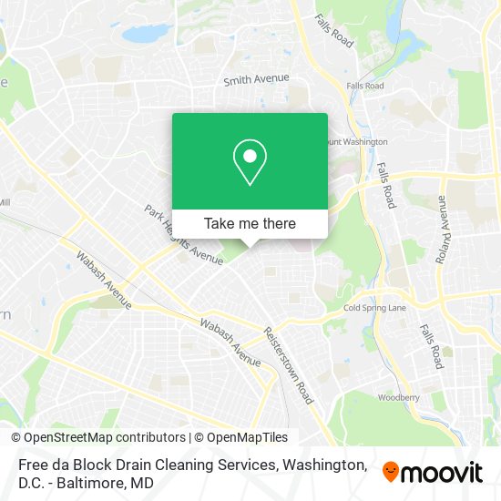 Free da Block Drain Cleaning Services map