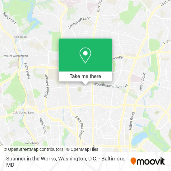 Spanner in the Works map