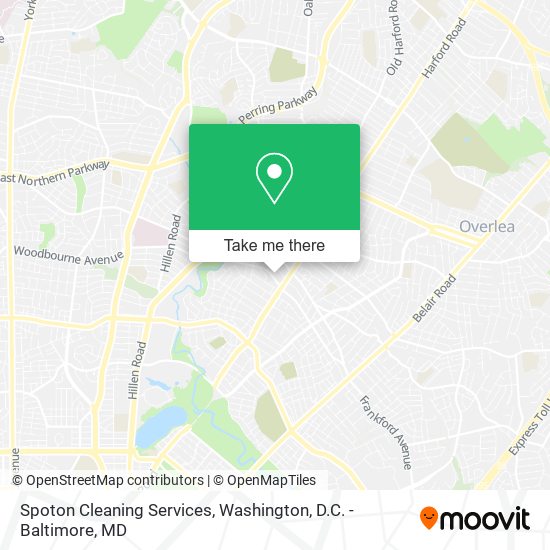 Mapa de Spoton Cleaning Services