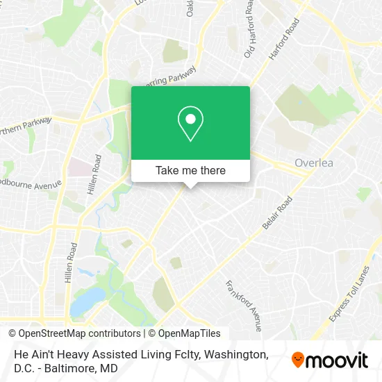 He Ain't Heavy Assisted Living Fclty map