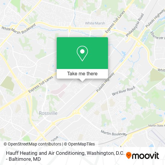 Hauff Heating and Air Conditioning map