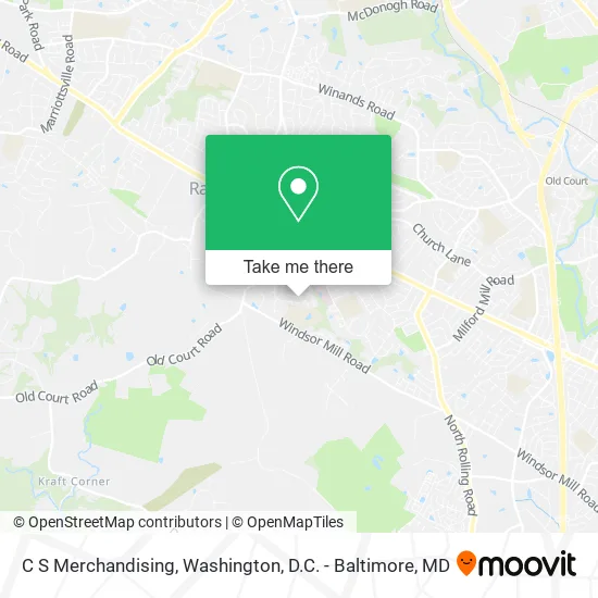 C S Merchandising map