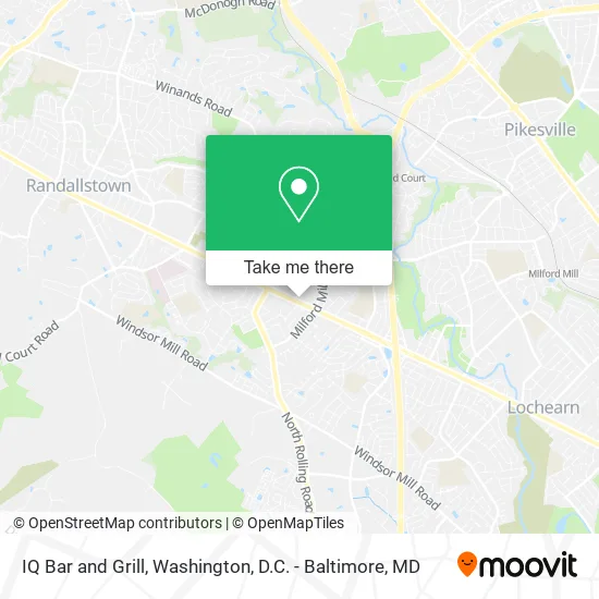 IQ Bar and Grill map