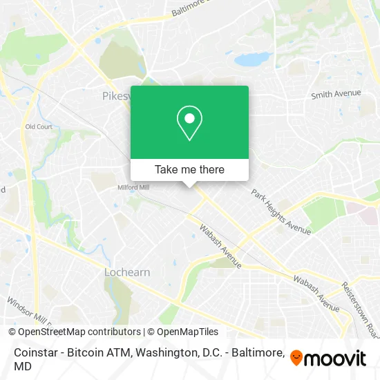 Coinstar - Bitcoin ATM map