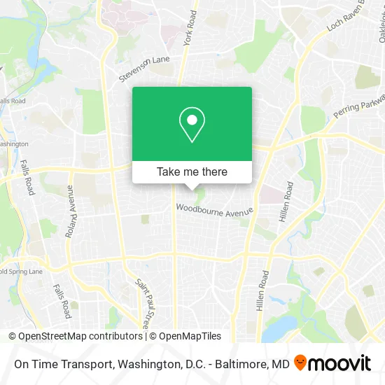 On Time Transport map
