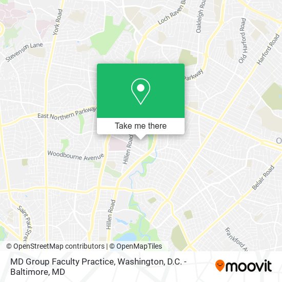 MD Group Faculty Practice map