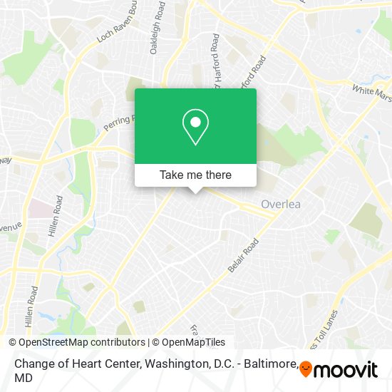 Change of Heart Center map
