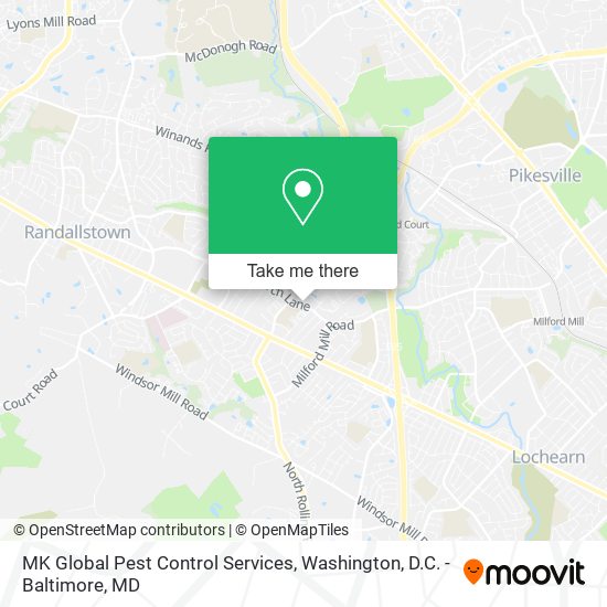 MK Global Pest Control Services map