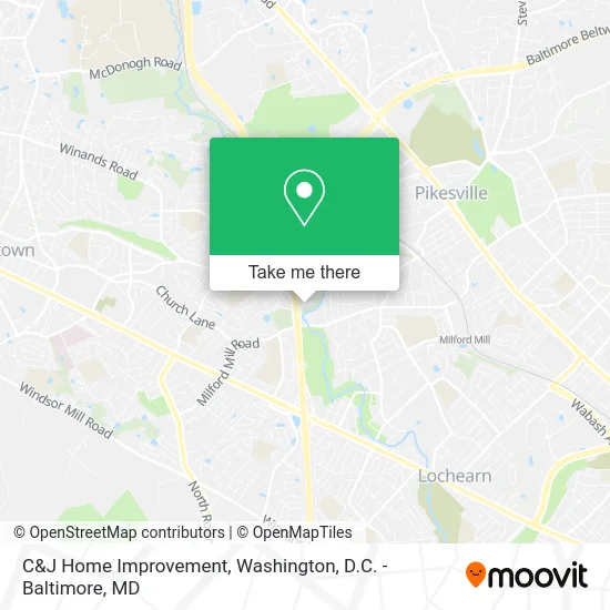 C&J Home Improvement map