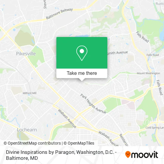 Divine Inspirations by Paragon map