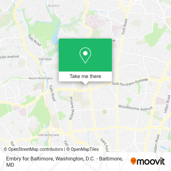 Embry for Baltimore map