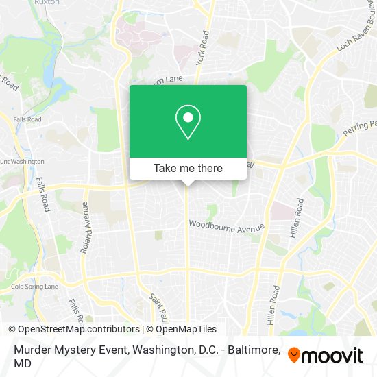 Murder Mystery Event map