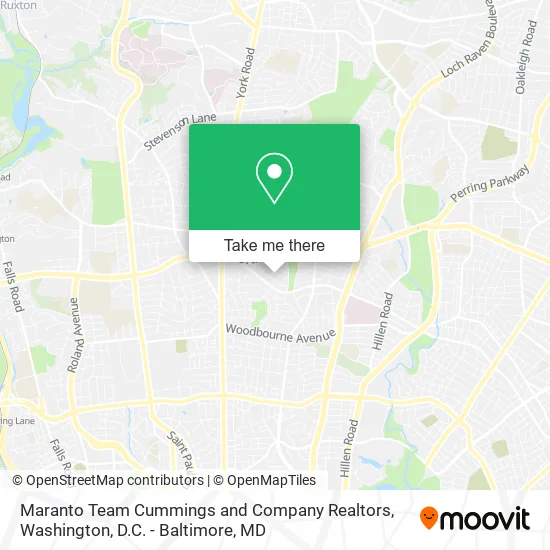 Maranto Team Cummings and Company Realtors map