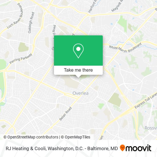 RJ Heating & Cooli map