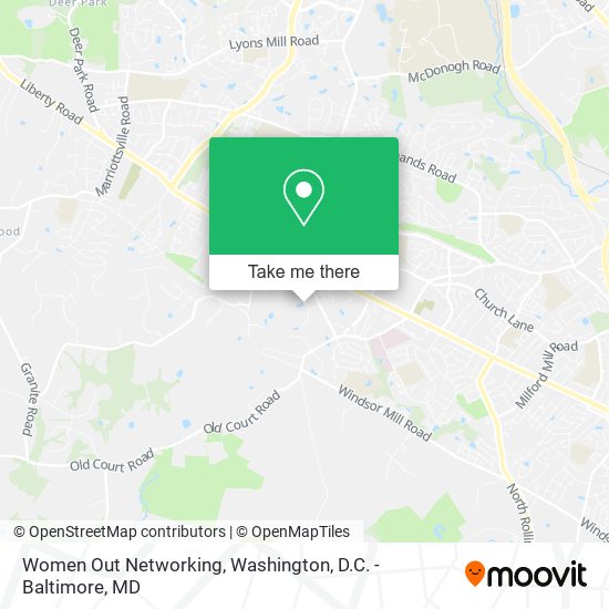 Women Out Networking map