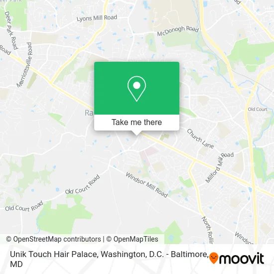 Unik Touch Hair Palace map