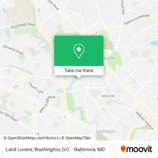 Land Lovers map