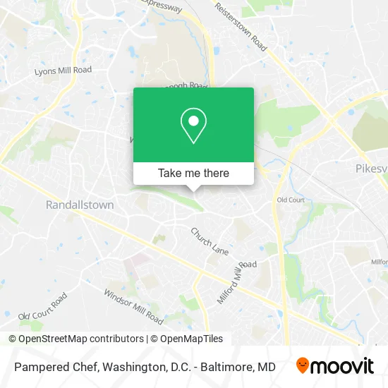 Pampered Chef map