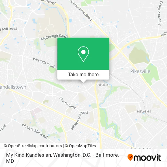 My Kind Kandles an map