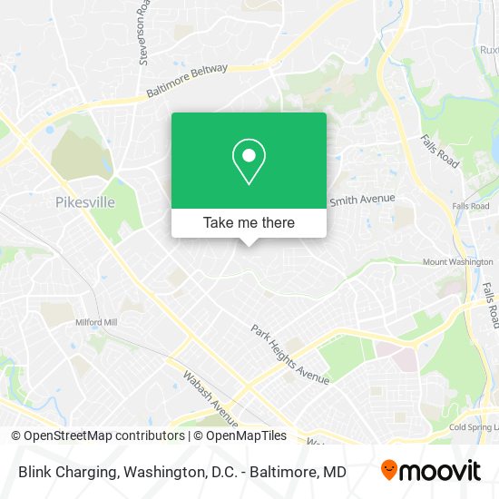 Blink Charging map